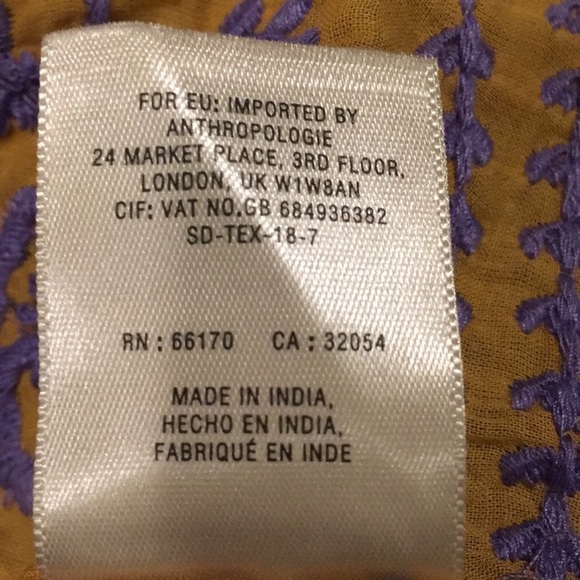 Anthropologie Yellow Prairie Dress NWT SZ XS - Picture 7 of 8